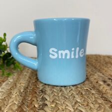 Life Is Good Smile Blue Ceramic Mug 8 oz  Coffee Cup picture