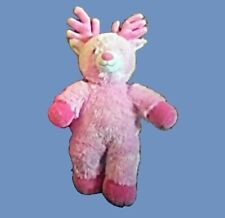 Vintage Build-a-bear Stuffed Pink Reindeer Plushie Valentines Day- picture