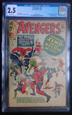 Avengers #6  CGC 2.5 OW  1st Baron Zemo 1964 picture
