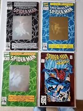 Spider-Man Hologram/foil Cover Lot of 4: ASM 365, SSM 189, SM 26 & 2099#1 picture