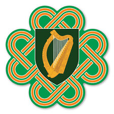 Shamrock/Celtic/St. Patrick’s Day Magnet - Celtic Clover Knot Leinster Heraldry picture