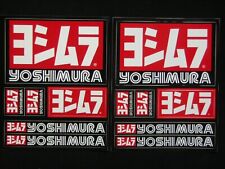 2 ORIGINAL YOSHIMURA STICKER SHEETS KAWASAKI SUZUKI HONDA YAMAHA DUCATI TRIUMPH picture