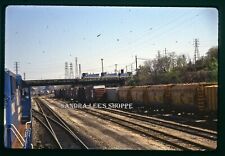 Union Train Conrail Train Bridge Thomson PA Original 1991 Train Slide #4182 picture
