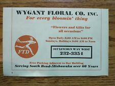 Wygant Floral Co. South Bend-Mishawaka Indiana 1977 Print Advertisement picture