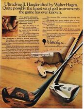 1974 Walter Hagen Ultradyne II Golf Clubs Woods Irons Vintage Print Ad  picture