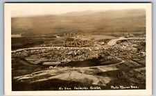C.1930 FAIRBANKS, AK ALASKA AERIAL BIRD'S EYE VIEW AIR MARIER PHOTO Postcard P53 picture