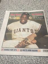 NEW YORK POST NEWSPAPER  TOWN HAUL   WILLIE MAYS  1931 - 2024   6/19/24 picture