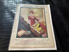JANUARY 1928 WOMANS WORLD magazine PIANO picture