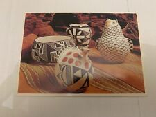 c.1970's Acoma Pueblo Indian Pottery New Mexico Postcard picture