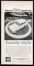 1960 Volvo PV544 PV 544 white car photo vintage print ad picture