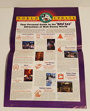 VINTG SUMMER 1995 WALT DISNEY WORLD RESORT UPDATE 7/1-7/15 SINGLE PAGE FLIER AD picture