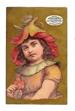 c1890 Trade Card Maison Demorest, The Worlds Model Magazine,Two Dollars Per Year picture
