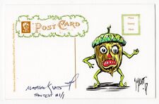 Halloween Postcard Matthew Kirscht 2014 Bully #1 Test 1/1 Color Sketch picture