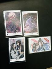 4 pcs MDZS collectible cards WangXian the untamed picture