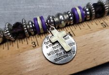 Vintage Bracelet Mustard Seed Charms Christian H86 picture