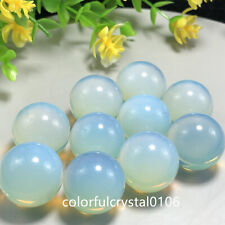 10pc wholesale White Opal Quartz Sphere Crystal Polishing Ball Healing Gift . picture