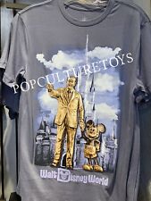 Disney Parks 2024 Partners Statue Mickey Mouse & Walt T-Shirt Size X Large New picture