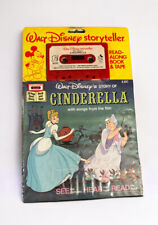 Walt Disney's Storyteller Read-Along Book and Tape 1977 Cinderella NIB picture