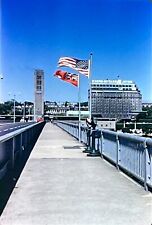 Original 35mm slide 1961  Boundary line (Canada/US ) on Rainbow Bridge (B1/T4) picture