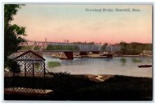 c1910 Scenic View Groveland Bridge Haverhill Massachusetts MA Unposted Postcard picture