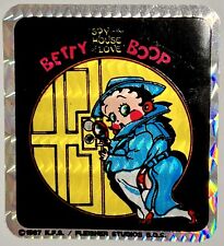 BETTY BOOP--Vintage--(1987) Vending Machine Sticker--Spy In The House Of Love— picture