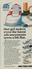 1987 Asics Tiger Corp Running Shoe Revolutionary Gel Shock Vintage Print Ad picture