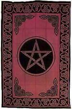 AzureGreen Pentagram Tapestry Red & Black 72