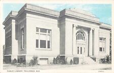 Public Library Talladega Alabama AL c1920 Postcard picture