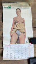 ASLAN Antique Calendar 1987 EFI Pin Up Nu Stip Tease Vintage Eroticism picture