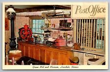 Postcard Hinsdale IL Illinois Post Office Country Store Graue Mill and Museum picture