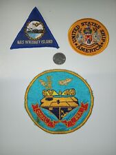 VINTAGE US NAVY Patch Lot Of 3   picture