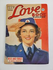 Love Book Pulp Magazine January 1944 Military Red Cross Cover picture