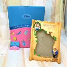 Beauty And The Beast Photo Frame Wall Hanging Disney Tdl Figure Ring Ceramic picture