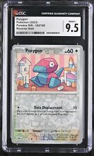 Porygon 142/182 Reverse Holo CGC 9.5 Pokemon Card 2023 Paradox Rift picture