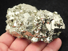 PYRAMID Shaped Crystals Larger Tetrahedron PYRITE Crystal Cluster Peru 412gr picture