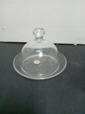 Vintage Princess House Heritage Etched Domed Cheese or Butter Plate  picture