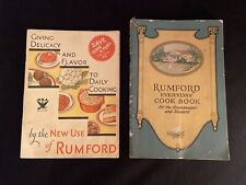 Vintage Rumford Cookbooks Baking Powder Booklet 1932 Everyday Cook Book picture