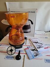 Bodum Santos Vacuum Electric Coffee Maker 3000 Rare Orange Color  Made N Germany picture
