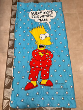 BART SIMPSON SLEEPING BAG, VINTAGE, AMAZING CONDITION picture