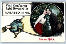Wabasso Minnesota Postcard What The Searchlight Revealed Spotlight 1914 Vintage picture