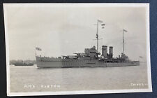 Mint England Real Picture Postcard HMS Exeter Battleship picture