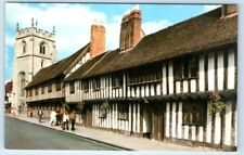 The Guild Chapel Grammar School and Alms Houses STRATFORD upon AVON UK Postcard picture