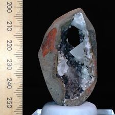 Geode with Calcite Julgoldite Druzy Quartz Chabazite 268ct Australian Stock picture