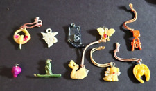 Lot Of 10 Vintage Cracker Jack Charm Toy 1940's Celluloid Animals Sailor Set #3 picture