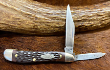 1974 Case XX USA, 6220, 6 Dot, 2 Blade Peanut Jack Knife, Delrin Handle, 2 7/8