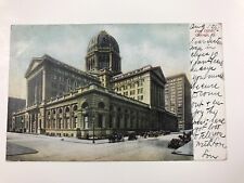 vintage 1906 post office chicago ILL undivided back potcard picture