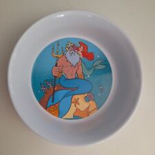Vintage Disney The Little Mermaid Zak Designs Cereal Bowl Melamine 1990s Vibrant picture