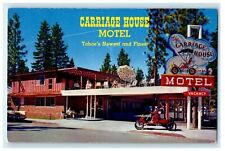 1961 Carriage House Motel Car Lake Tahoe California CA Posted Vintage Postcard picture