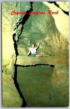 Vtg Clay Alabama AL Birmingham Crystal Caverns Park Postcard picture