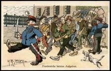 Germany WWI Patriotic Anti France Card Frances Last Offer 81127 picture